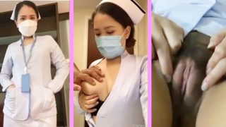 คลิปหลุด Onlyfans Natty_Horny พยาบาลสาว นมใหญ่ ลงเวรดึกมา ก็เงี่ยนหีแล้ว เลยให้แฟนหนุ่มจัดหนัก เย็ดหีคาชุดพยาบาล